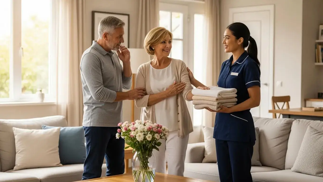 cleaning companies in sydney 3 Happy homeowner expressing satisfaction with cleaning services in Sydney